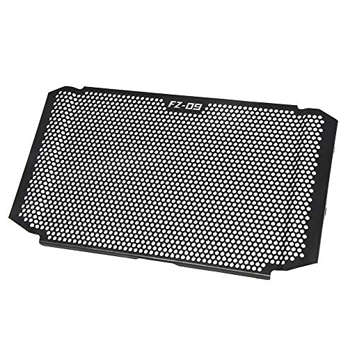 FZ09 Motorcycle Radiator Grille Guard Cover Aluminum Alloy Protector for Yamaha FZ09 FZ 09 FZ09 2017 2018 2019(BLACK)