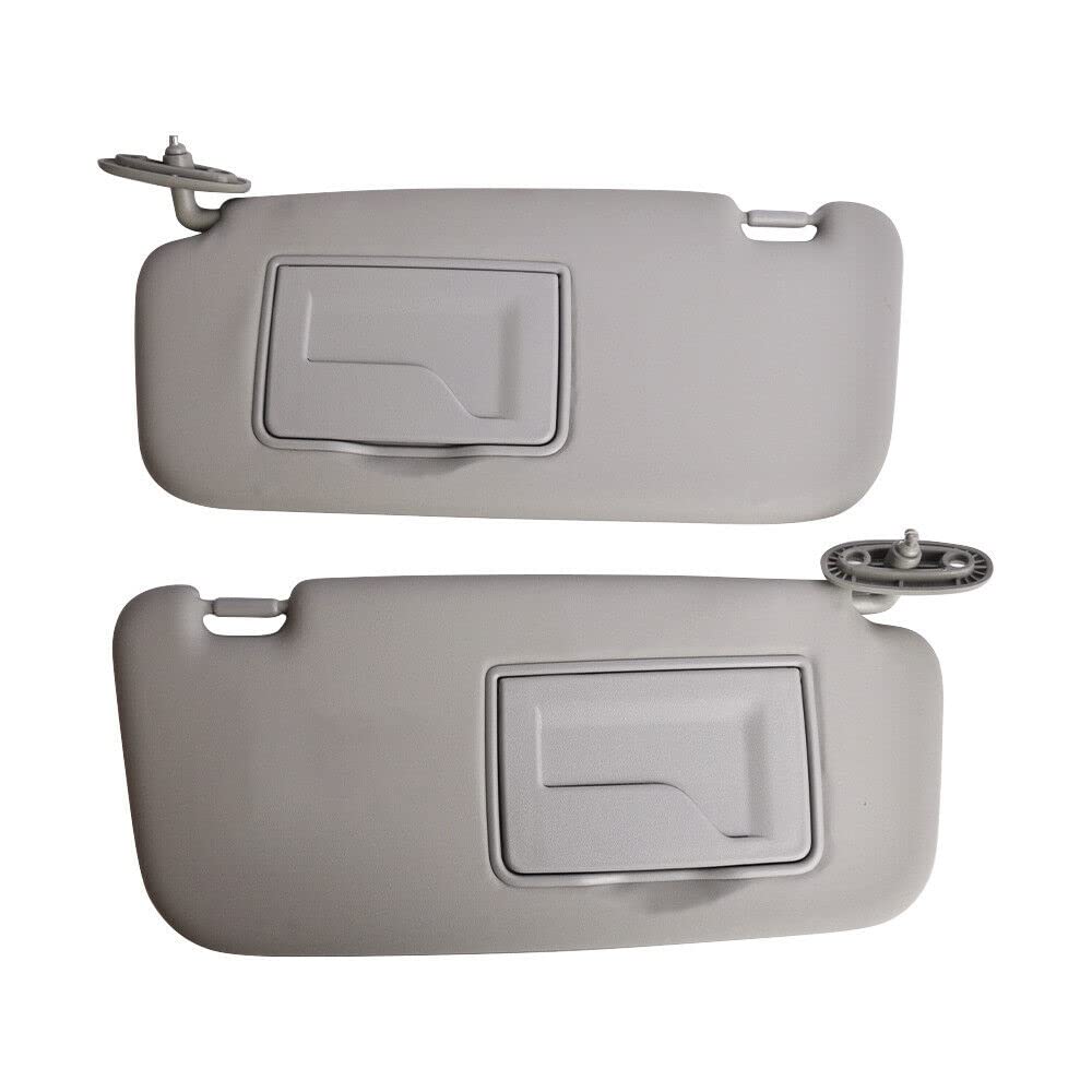 2002-2011 Grigio Aletta Parasole Interna Per Hyundai Getz 2002-2011 - Lato Guida O Passeggero, Con Specchio, OE 85220 1C200QS Ricambio Parasole Getz