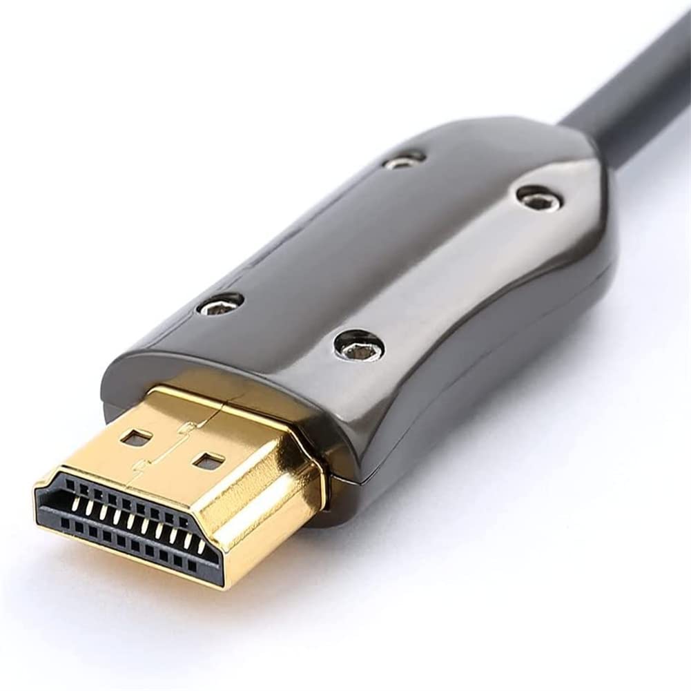 DTech Cavo HDMI sottile in fibra ottica 2.0 UHD 4K 60Hz 18Gbps da parete per proiettore Ultra HD Gaming Monitor (328ft)
