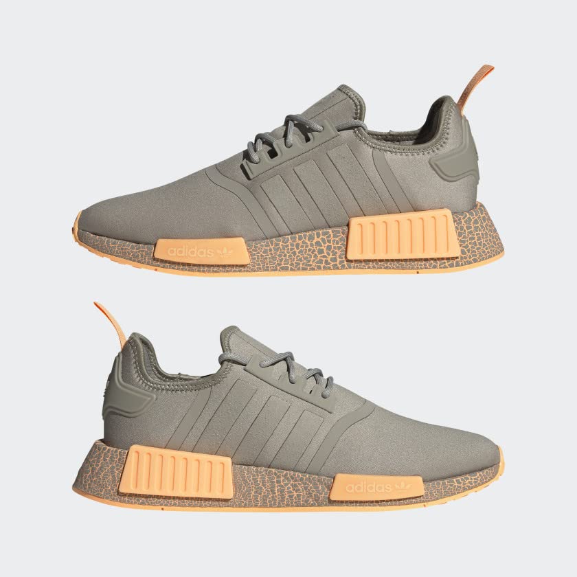 Image of adidas NMD R1 Shoes Men's, Grey, Size 12.5