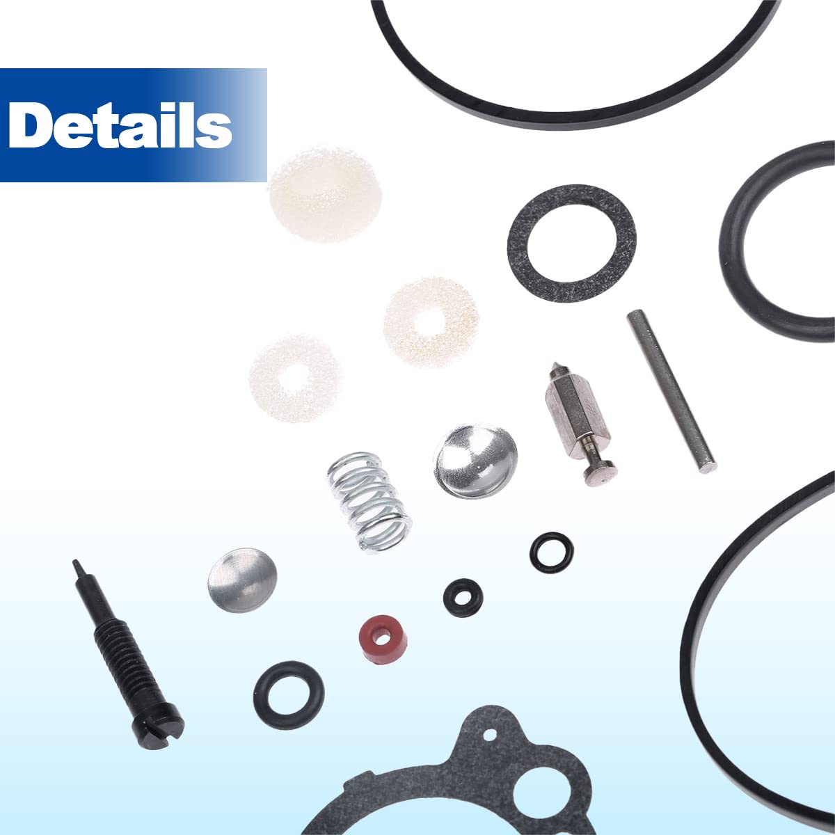 Kit Réparation Joints Carburateur 398183 490937 498261 Pour Moteurs Briggs & Stratton Max 3,5-4 CV