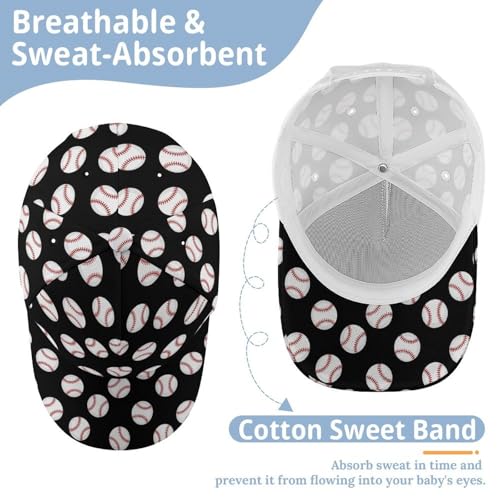 Boy Girl Baseball Cap Hat Soft Lightweight Adjustable for Fitness3