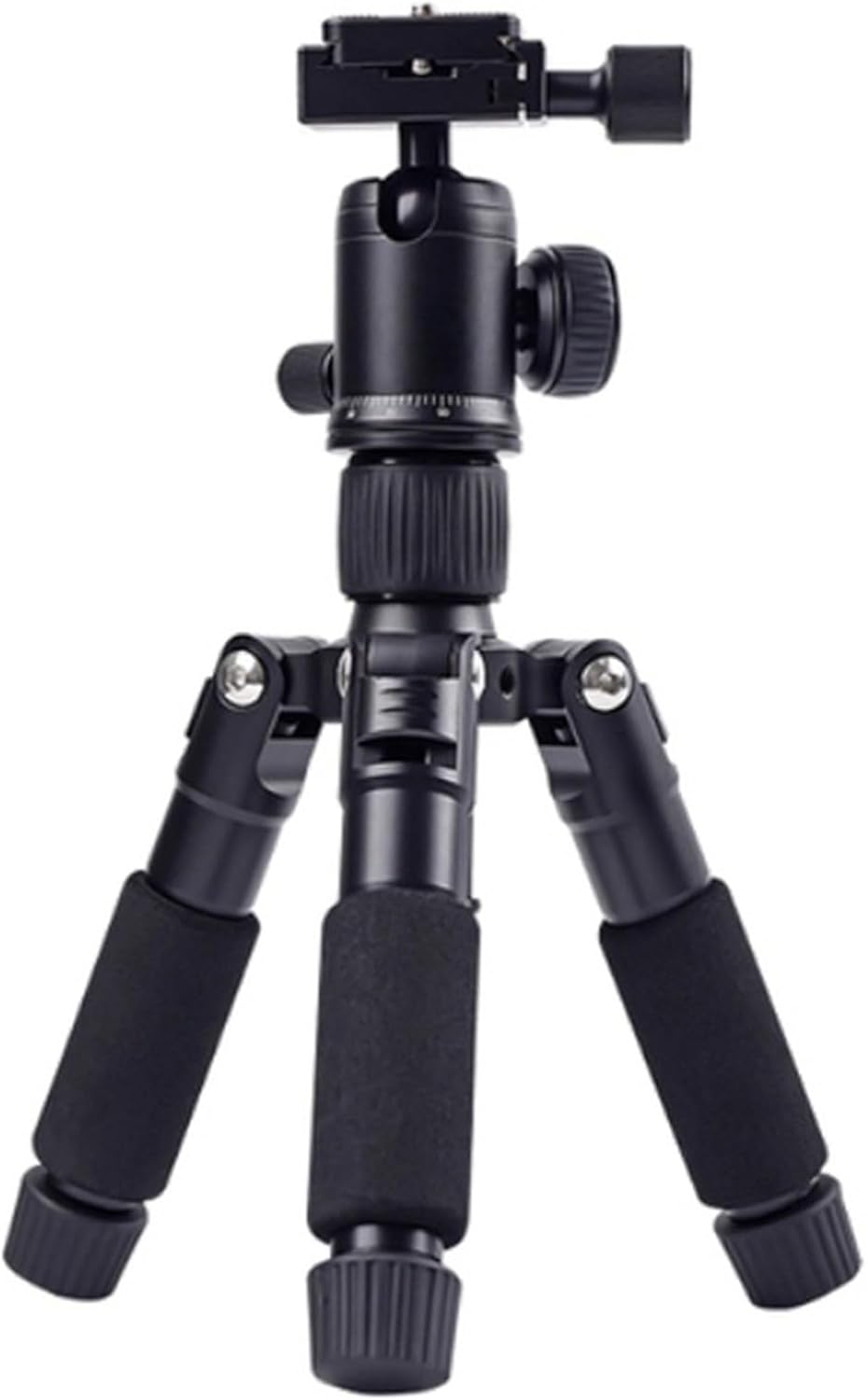 Portable Lightweight Tabletop Tripod with 360 Degree Ball Head, for Camera and Video Recording(Black)