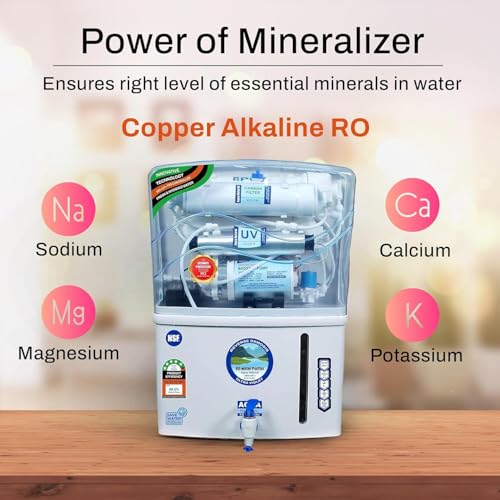 Image of Aqua RO Water Purifier RO+UV+TDS Advance Technology Electric Water Purifier With Metallic Sheet for Home-(RO+UV+UF+TDS Adjuster) for Home and Office, 12 Litre Storage, 2200 TDS(Made in India)