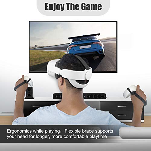 K3 Verstelbare Hoofdband voor Oculus Quest 2 Hoofdband Vervangen voor Oculus Quest 2 Elite Strap,Verbeterd Comfort en… - Image 7