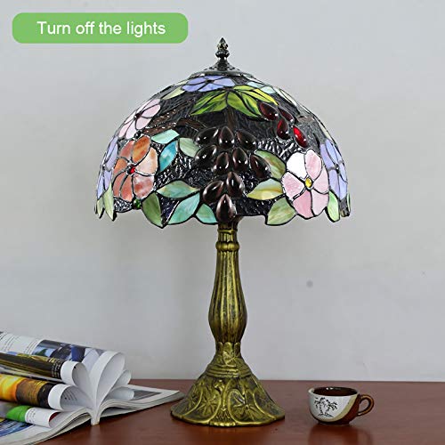 Lampe de vitrail faite à la main style victorien chic - 3