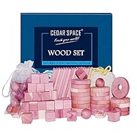 Cedar Space Cedar Blocks for Closet Storage, 100% Aromatic Red Ceder Blocks Cedar Planks