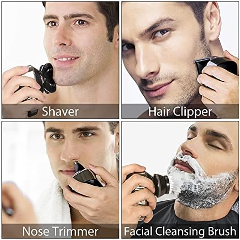 Head Shavers for Bald Men, Wet dry electric shaver for men beard hair trimmer electric razor rechargeable bald shaving machine LCD display grooming kit