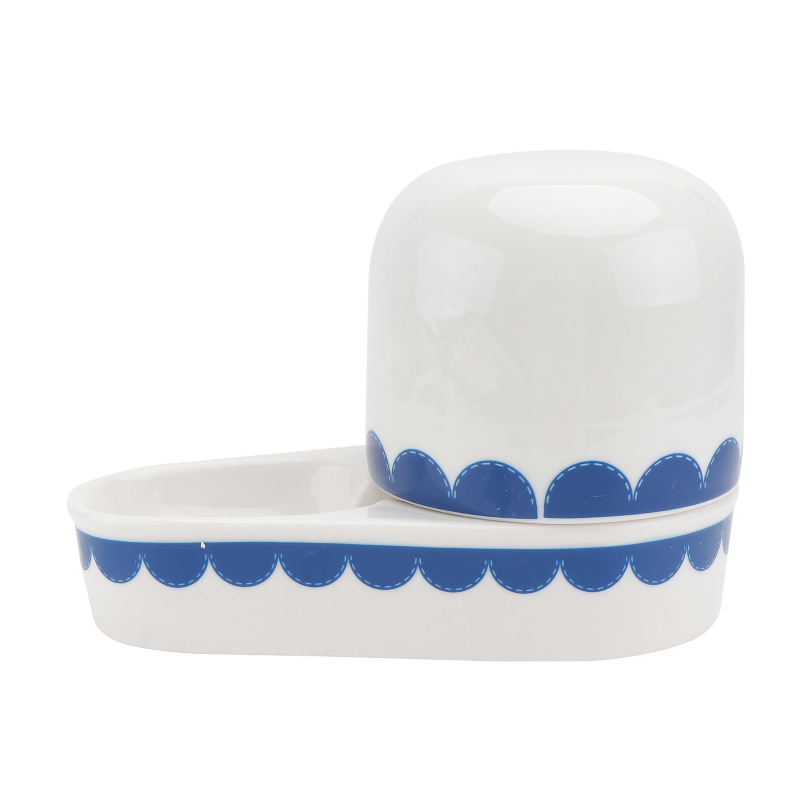 Abaodam Ciotola per Bere in Ceramica per Conigli, Abbeveratoio per Animali Domestici Design a Tenuta Stagna, Accessorio Sospeso Facile da Pulire per Piccoli Animali