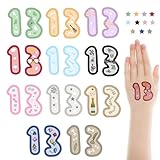 33Pcs 13 Temporary Tattoo, Concert Merch, 13 Tattoo, Hand Tattoo,13 Tattoo Stickers Party Favor Party Accessories, Concert Accessories for Singer Gifts
