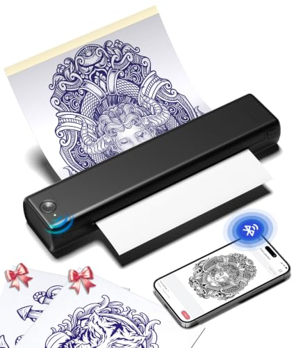 Phomemo M08F Tattoo Stencil Printer, Bluetooth, Wireless, Th...