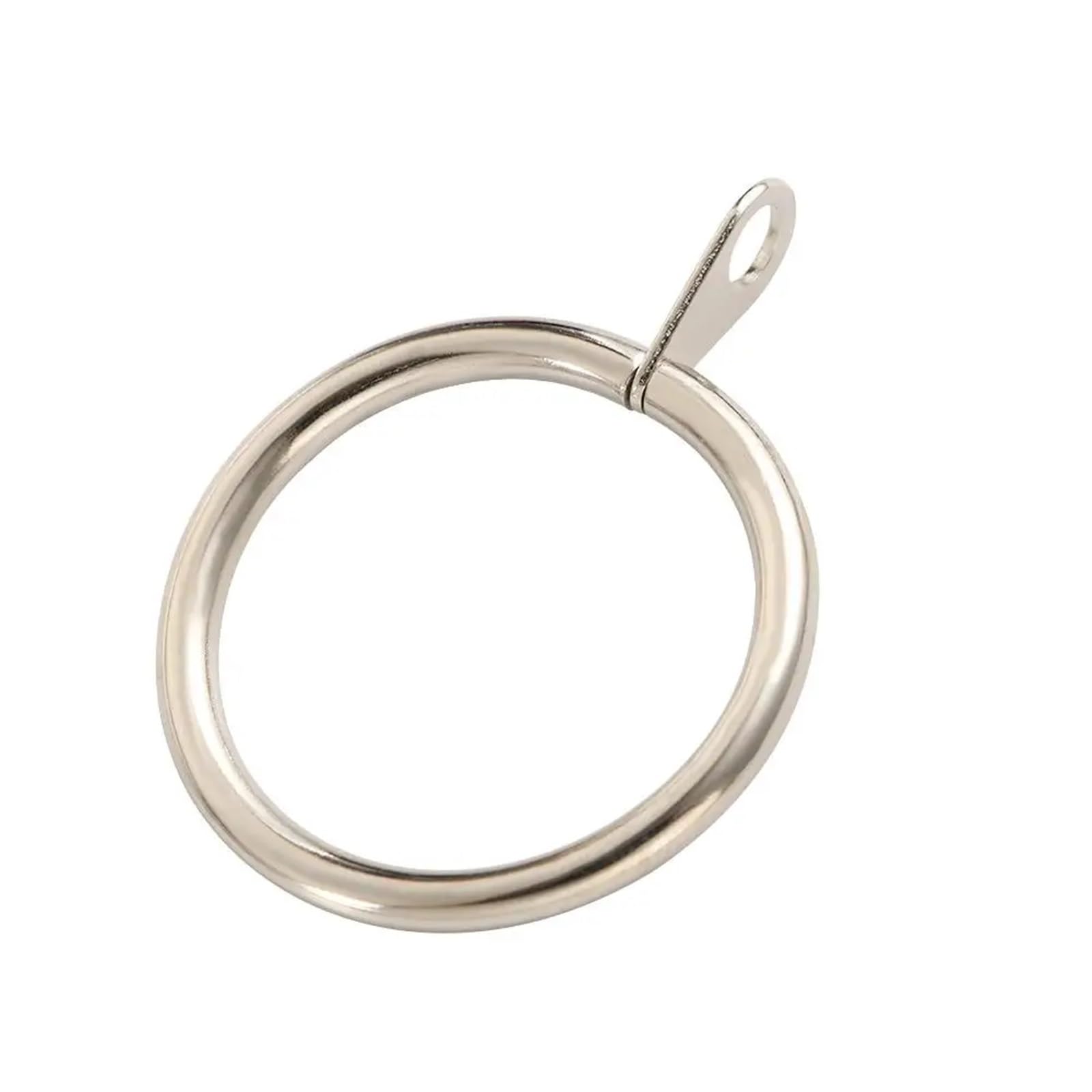 Vorhangringe, Vorhangringe mit Ösen, 60 Stück, robust, geräuscharm, römische Kreise, Gardinenringe for Gardinenstangen, Badezimmer, praktische Haken for Aufhängen(Copper-60pcs)