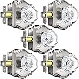 Calzibeno 5 Pack Crystal Door Knobs Interior with Lock, Modern Octagon Glass Door Knobs, Satin Nickel Crystal Bedroom Door Knobs with Lock, Glass Bathroom Doorknobs