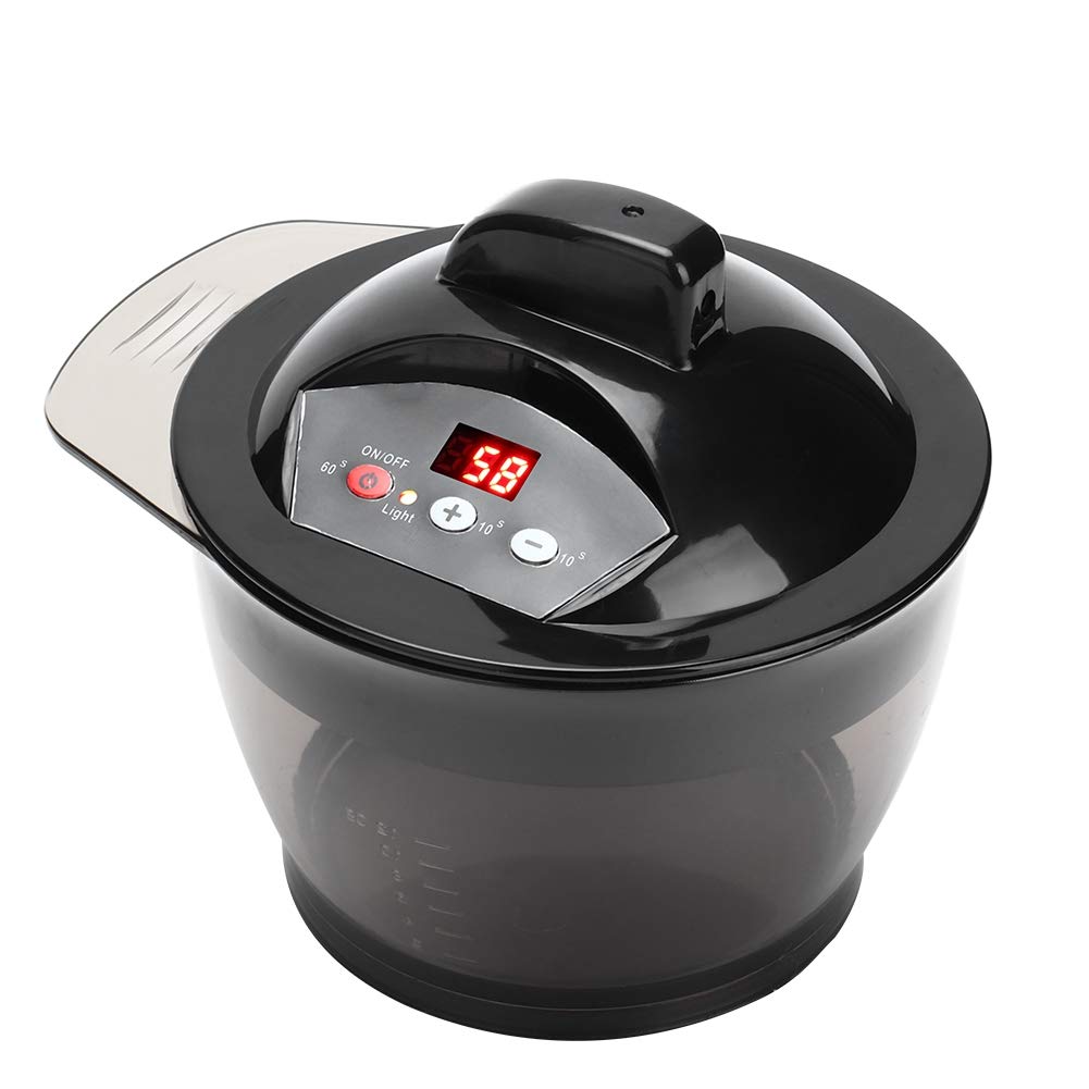 Hair Color Mixer Bowl Electric Automatic Hair Dye Cream Mixer, US Plug Automatic Dye Cream Blender for Hair Salon Home, Hair Dye DIY Blender Electric Barber Hair Dyeing Kit