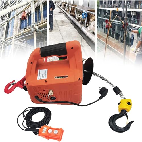 Treuil électrique portable de levage avec télécommande sans fil et câble - 2