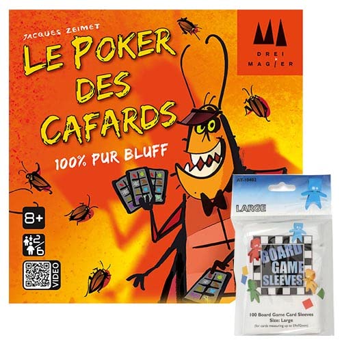 PKGamePack The Poker des Cockroaches + Sleeves – French Version