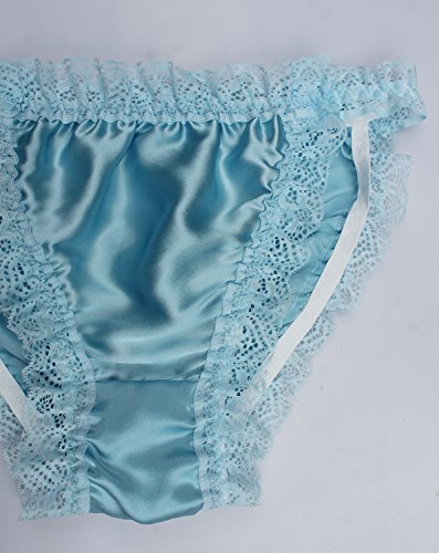 LingDooo-2Pairs-Women-Silk-String-Bikini-Thong-Lace-Sexy-Underwear-Panties-Briefs-Soft-Touch-Stretch-Waist-Size