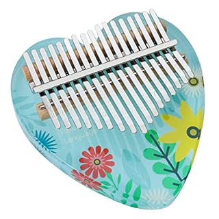 BIENKA Kalimba 17 Touches Mini Kalimba Pouce Piano Doigt Percussion Clavier Instrument de Musique Portable Cadeau for… - Les Beatles, Paul McCartney, John Lennon, RIngo Starr, George Harrison