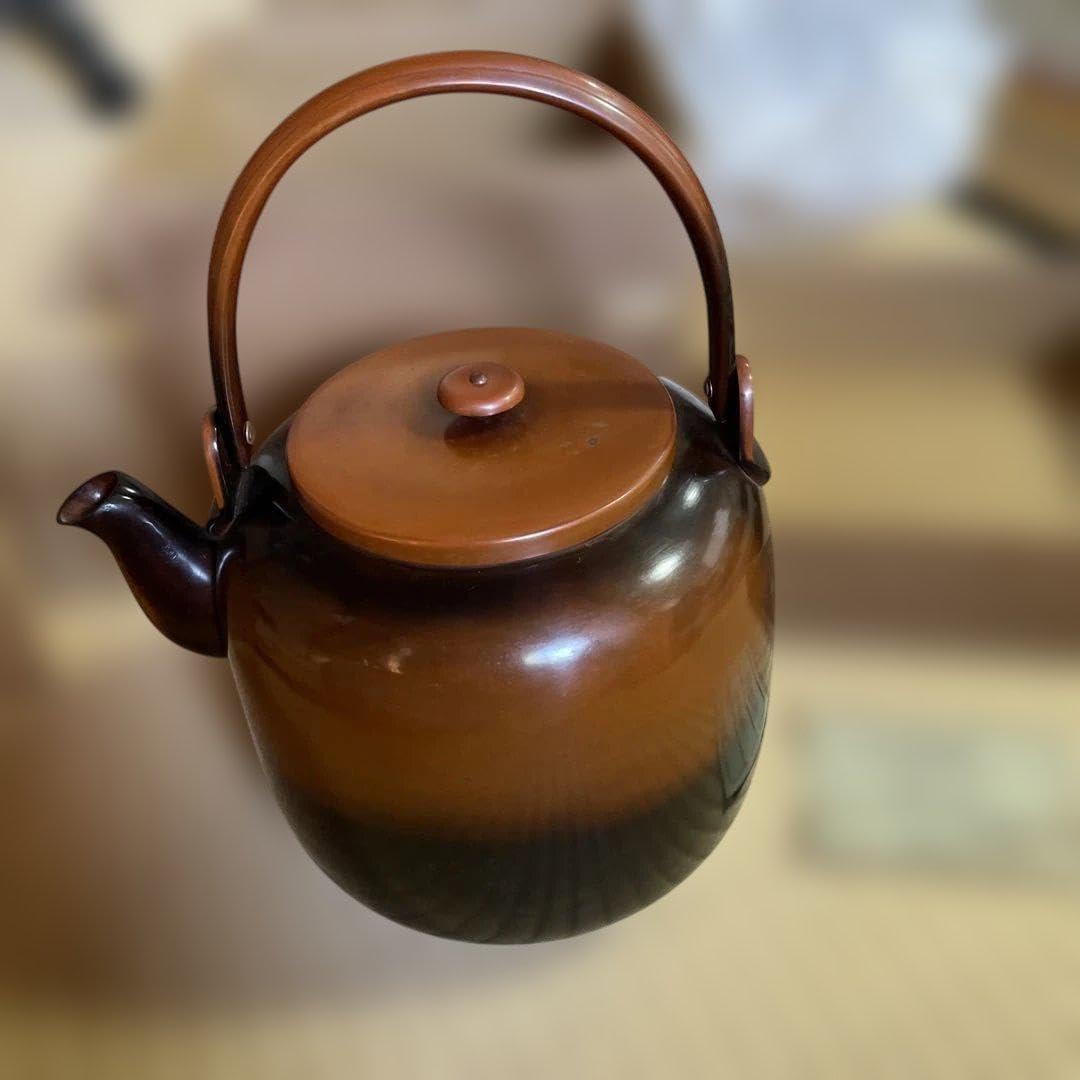 水注薬罐 利休形 未使用 水注(水次)薬缶 口蓋付きヤカン