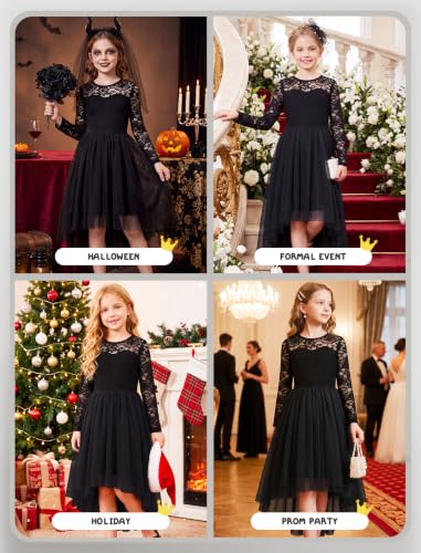 HOZIY Girls Halloween Dress Prom Party Evening Formal Pegeant Dance Gown - image 5
