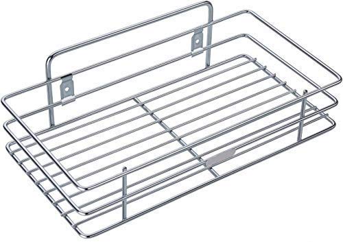 Maxigo Stainless Steel Storage Organizer Rack for Kitchen and Bathroom (Single)