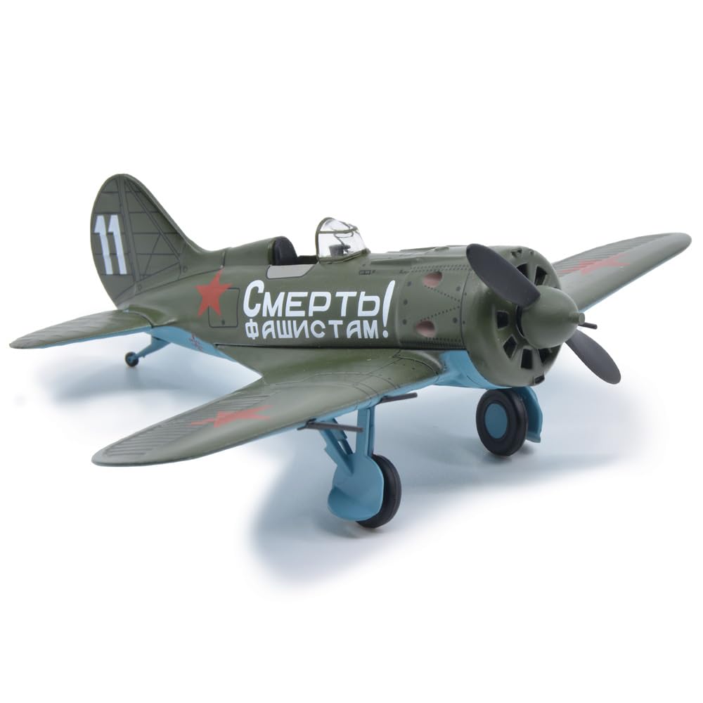 Motor city classics Coleccionable militar fundido a escala 1:72 | Polikarpov I-16 - URSS | Modelo Militaria fundido a presión 27289-41