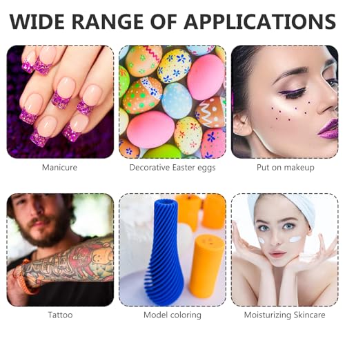 Airbrush-set met compressor, oplaadbare airbrush, draagbare airbrush compressorset, draadloze airbrush-set voor make-up, taartdecoratie, nagelkunst, tattoo-modellering, oplaadbaar - Afbeelding 6