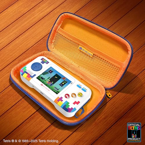 Image of My Arcade Tetris Pocket Player Bundle: Officially Licensed, Portable Gaming Console, Puzzle Games,Travel Case and Screen Protector Included