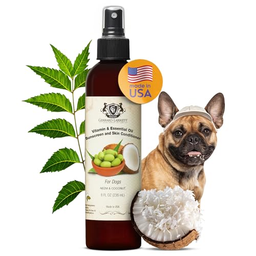 Dog Sunscreen for Nose Vitamin & Essential Oil 8 oz, Dry Dog Nose Balm, SPF 30 Beach Essentials for...