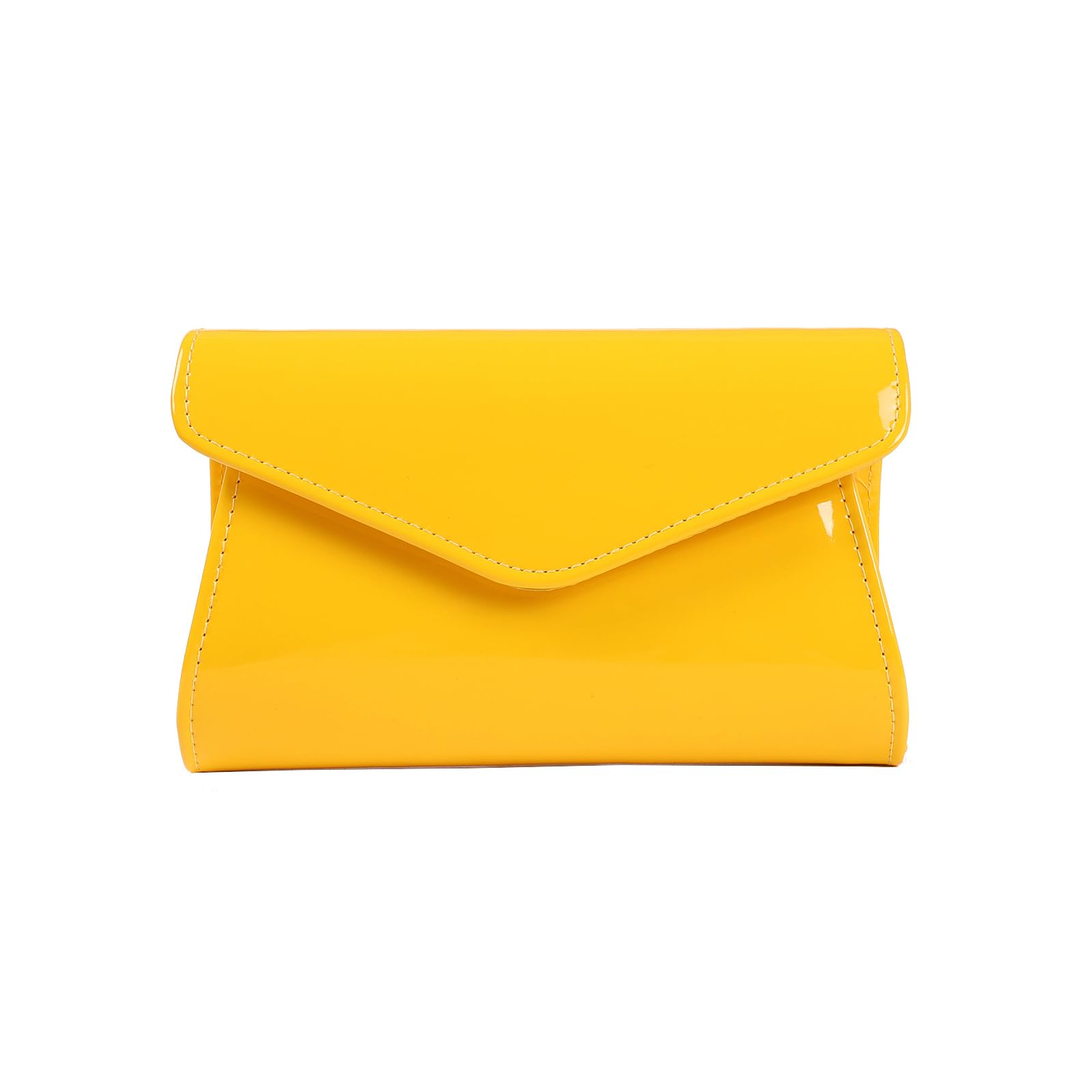CORIOS Bolso de Noche para Mujer Clutch de Cuero PU Bolsa de Noche Moda Sobre con Solapa Cartera de Mano Bolso de Boda Elegante Bolso de Hombro Retro Bolsos Bandolera para Fiesta Banquete Boda