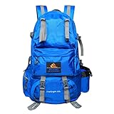 PioneerHiker 50L Hiking Backpack Daypack Water-resistant for Outdoor Camping Travel Sports