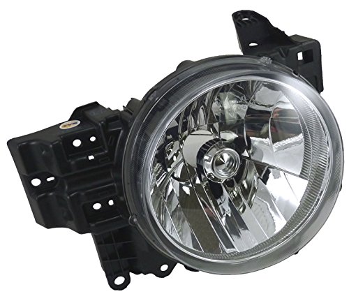Image of TRQ Driver and Passenger Side Headlight Assembly Set Compatible with 2007-2014 Toyota FJ Cruiser