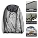 TANGPINGMAO Midge Head Net 4Pcs Anti Bug Mosquito Head Net Fine Mesh Netting Cover Beekeeping Bee Veil for Outdoor Hiking Camping Fishing Black Green