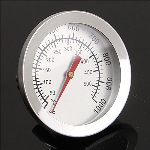 55Mm Termometro in Acciaio Inox Rivelatore di Temperatura Acqua Doppia Scala