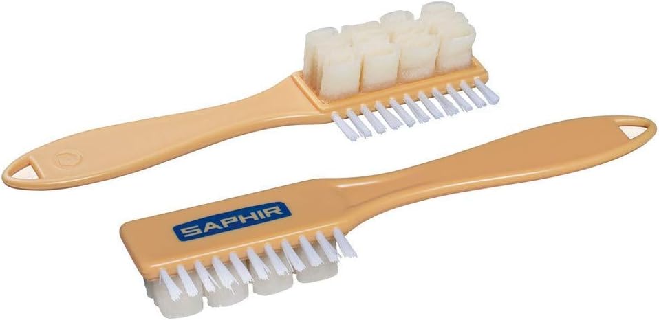 SAPHIRMicrofiber & Crepe Brush for Nubuck/Suede Leather