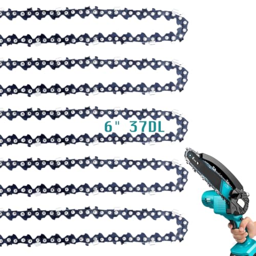 Fifchall 6-Inch Mini Chainsaw Chain 5-Pack