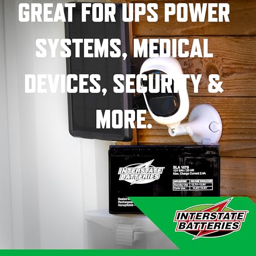 Image of Interstate Batteries SLA Battery 12V 8Ah AGM VRLA (F2 Terminal) SLA1079