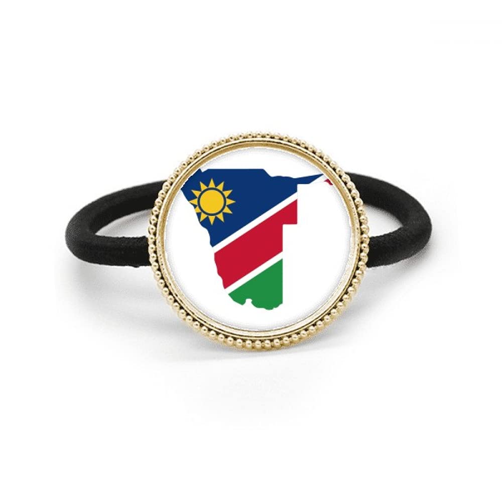 Corbata de pelo de Namibia contra caídas de peinado con tocado de goma 4