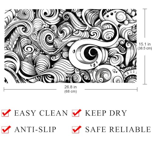 Tapis de bain séchage rapide et absorbant pour douche - 5