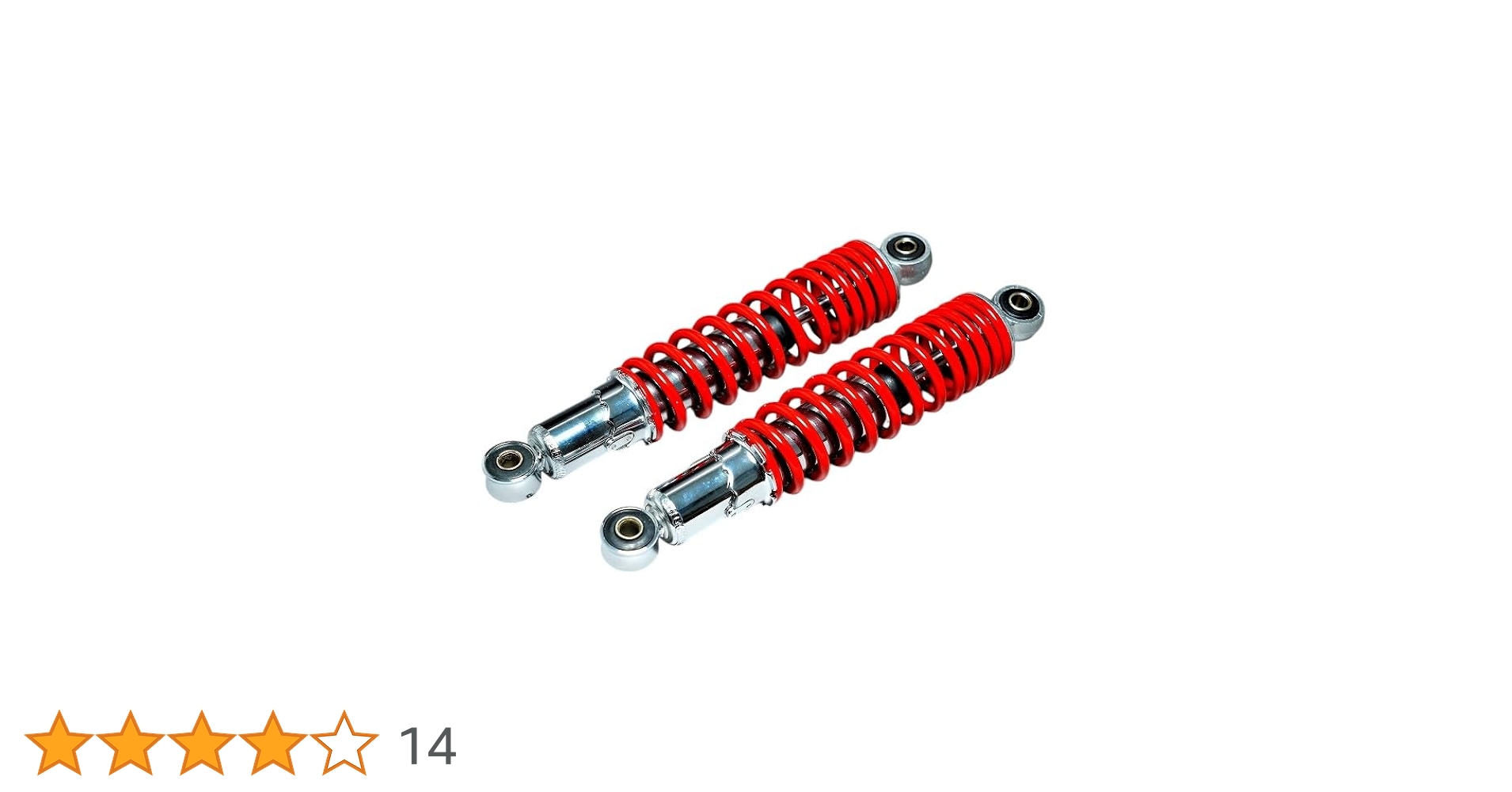 Amazon | ミニモト モンキーリアショック2本280mmレッド | リア