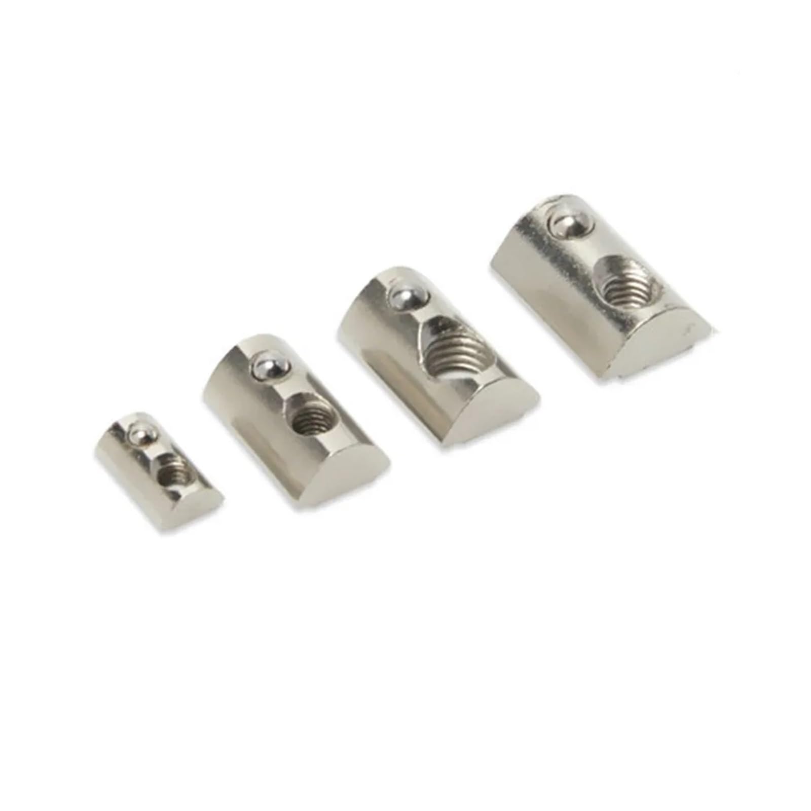 T-Muttern Gleitschlitz-T-Muttern, T-Slide Elastische Kugelmutter M3-M8 2020 3030 Serie Aluminiumprofil Packung mit 20/50 Stück(30-M6 20pcs)