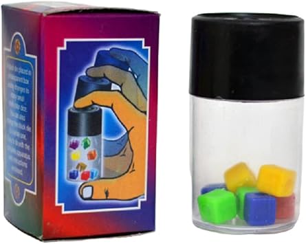 MilesMagic Magicians Dice Atomizer Gimmick | Close Up Color Changing Dices Capsule | Realistic and Convincing Suitable for Entertainment, Magic Tricks & Mentalism
