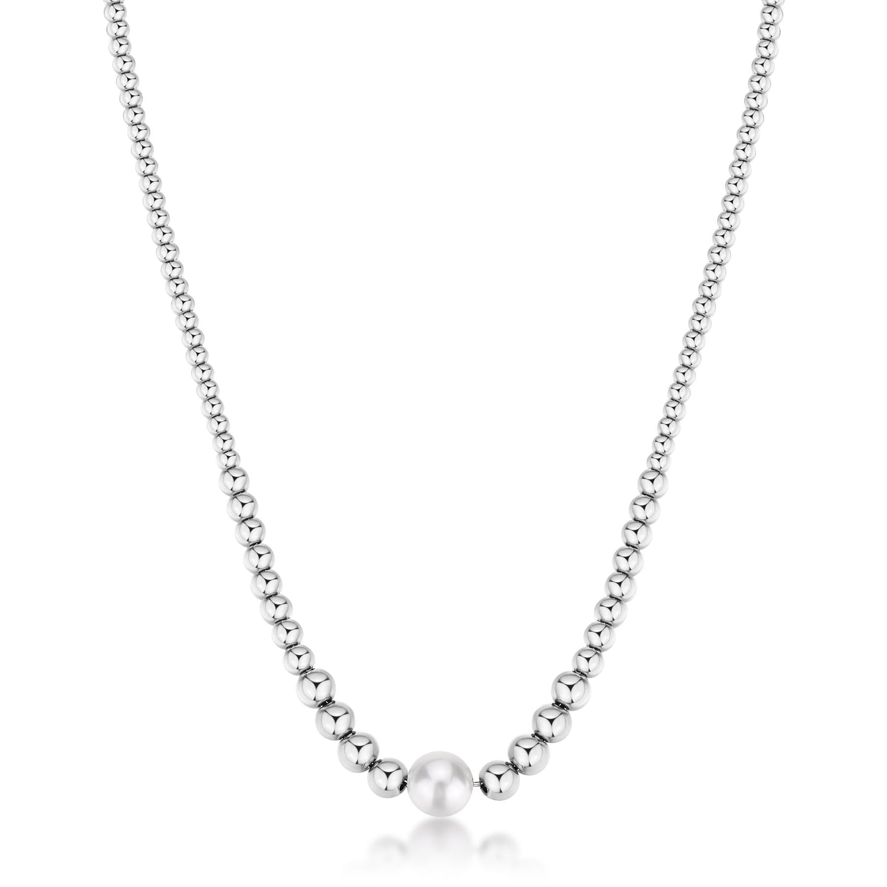 Brosway Collana Donna in Acciaio e Perle | Collezione Perfect - BPC03