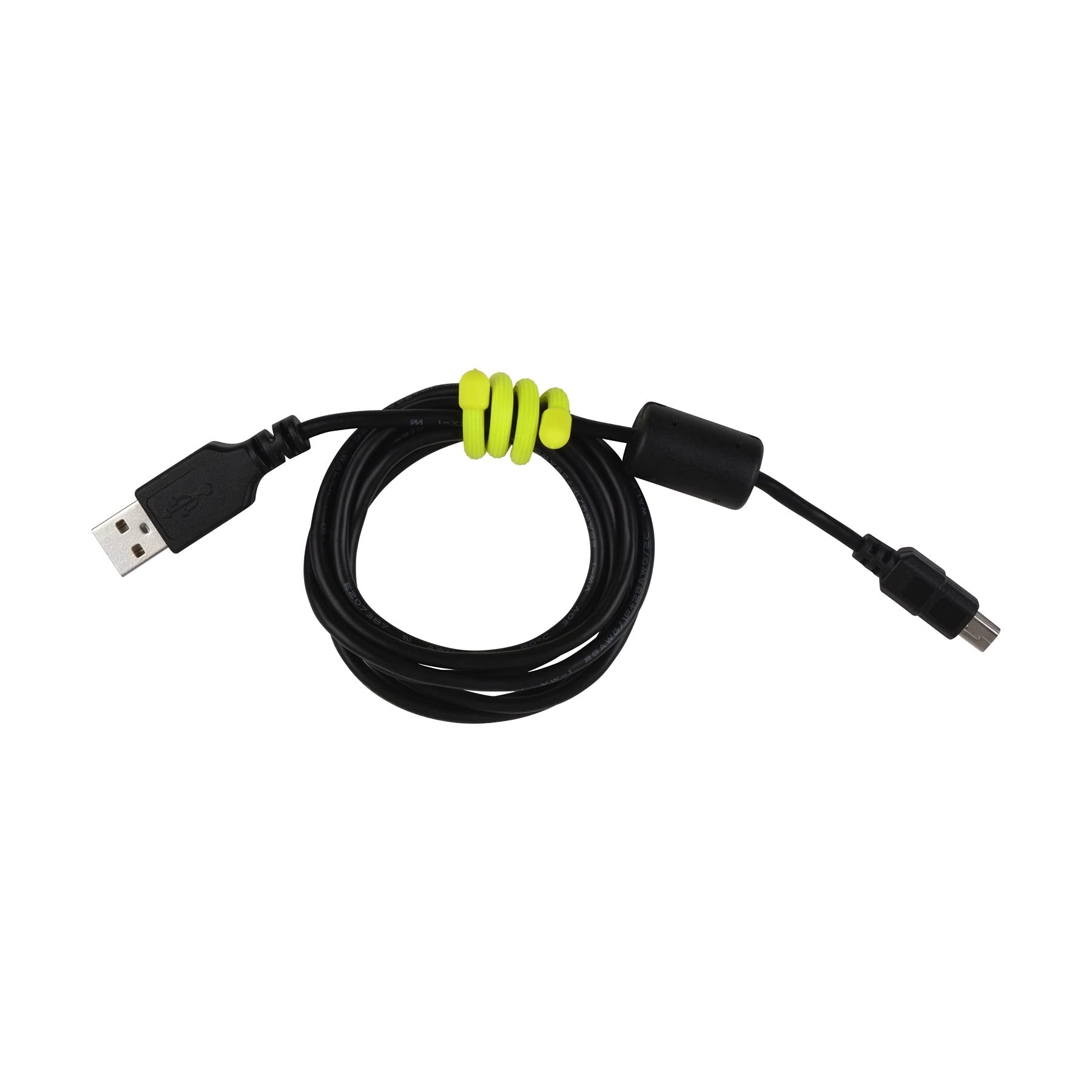 Nite Ize Gear Tie 6” – Fascette Riusabili In Gomma, Neon Giallo (Confezione Da 2) – Perfette Per Organizzare Cavi E Fili