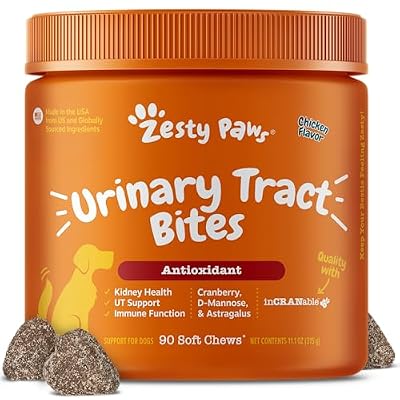 Zesty Paws Cranberry Supplement for Dogs - Chicken, 90 Ct