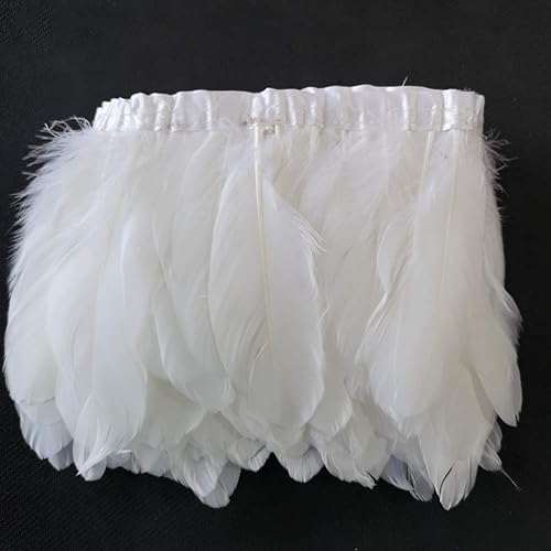 Miniatura 6 de Sowder Flecos de plumas de ganso de pato 2 yardas (blanco)