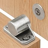 Magnetic Door Catch, 4 Pack Pull Strong Magnet Cabinet Latches Premium Quality Zinc Alloy Hardware C