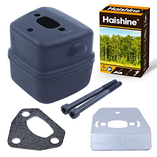 Hitzeschutz Dichtungssatz für Auspuff Schalldämpferschraube für Husqvarna 137 142 und 136 141 LE 41 36 545006044 Kettensägenmotor Motorersatzteile
