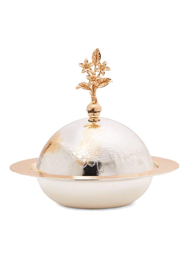 Opalina Candy Box, Gold/Silver, 14 x 14 cm, TZ210-S