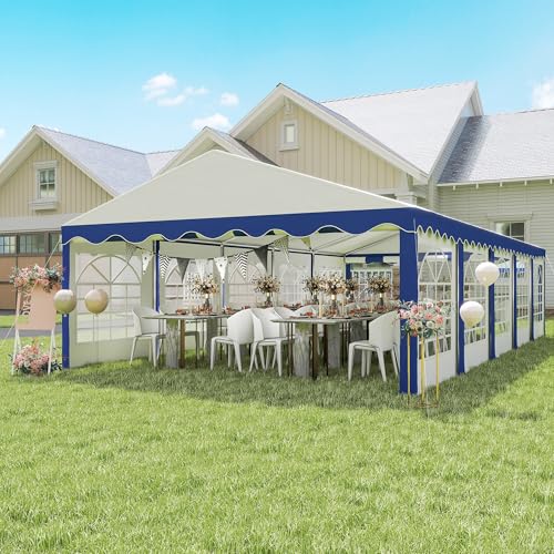 Outsunny 16.5' x 33' Party Tent, Heavy Duty Large Outdoor...